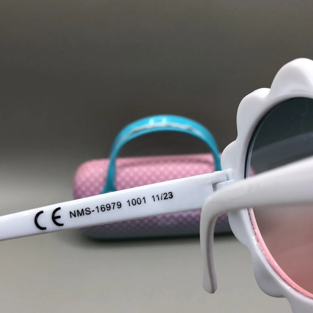 Tommy Bahama Girl’s Flower Round Sunglasses with Case
